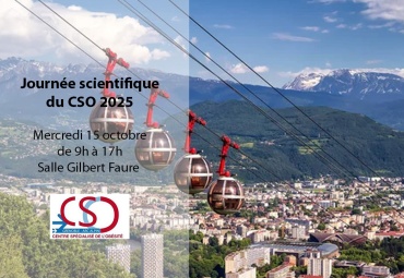 Journée scientifique du CSO 2025